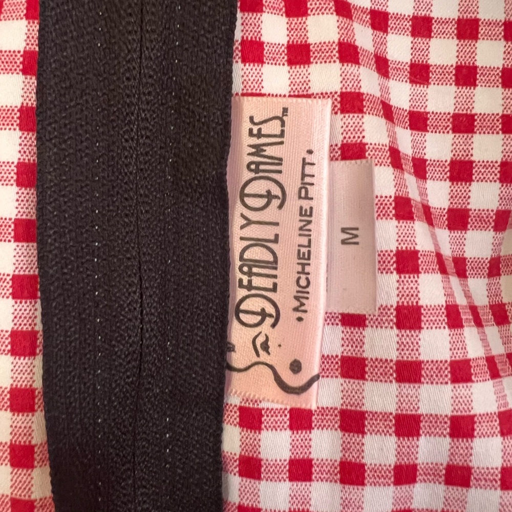 Red and Black Gingham Dress - Picture 2 of 2